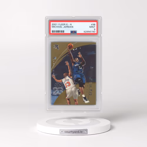 2001 Fleer E-X #98 Michael Jordan (PSA 9 MINT)