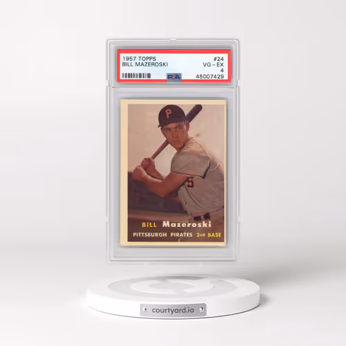 1957 Topps #24 Bill Mazeroski (PSA 4 VG-EX)