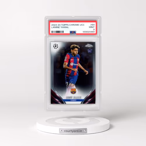 2023-24 Topps Chrome UEFA Club Competitions #64 Lamine Yamal (PSA 9 MINT)