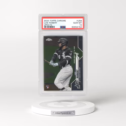 2020 Topps Chrome Update #U58 Luis Robert (PSA 10 GEM MINT)