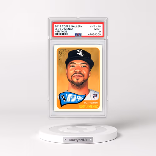 2019 Topps Gallery Heritage #HT-40 Eloy Jimenez (PSA 9 MINT)