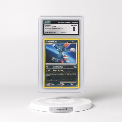 2007 Diamond & Pearl #100/130 Sneasel (CGC 8 NM-MT)