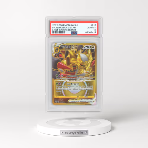 2022 Pokémon Sword & Shield Lost Origin #212 Giratina Vstar - Full Art Secret (PSA 10 GEM MINT)