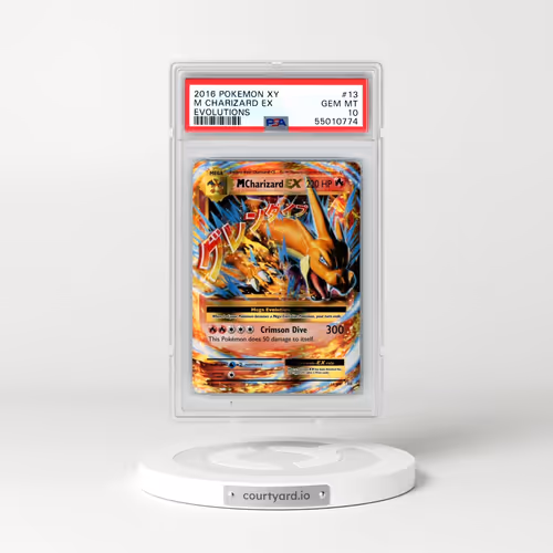 2016 Pokémon XY Evolutions #13 M Charizard EX - Holo (PSA 10 GEM MINT)
