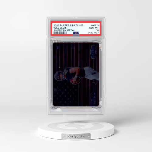 2023 Panini Plates & Patches American Metal #AM13 Will Levis (PSA 10 GEM MINT)