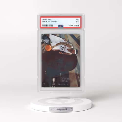 2004 Spx #13 LeBron James (PSA 7 NM)