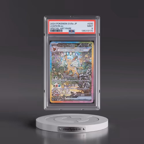 2024 Pokémon Sv8a-Terastal Fest EX #200 Leafeon EX - Holo Special Art Rare (PSA 9 MINT)