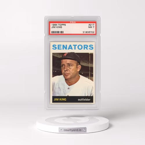 1964 Topps #217 Jim King (PSA 7 NM)
