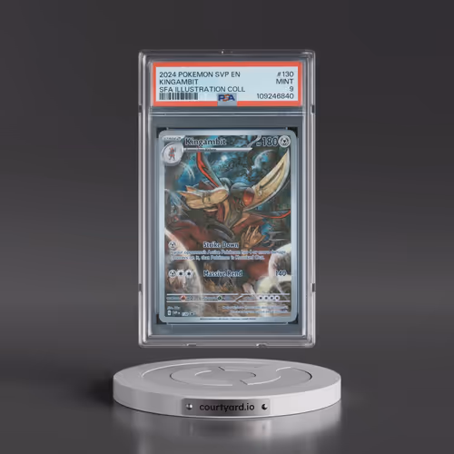 2024 Pokémon Svp EN-SV Black Star Promo #130 Kingambit - Shrouded Fable Illustration Collection (PSA