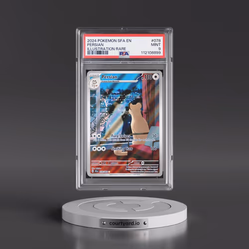 2024 Pokémon Sfa EN-Shrouded Fable #078 Persian - Illustration Rare (PSA 9 MINT)
