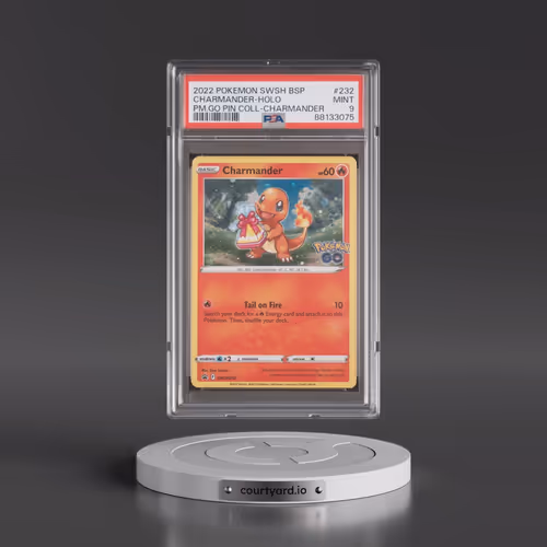 2022 Pokémon Swsh Black Star Promo #232 Charmander - Holo Pokemon Go Pin Collection-Charmander (PSA