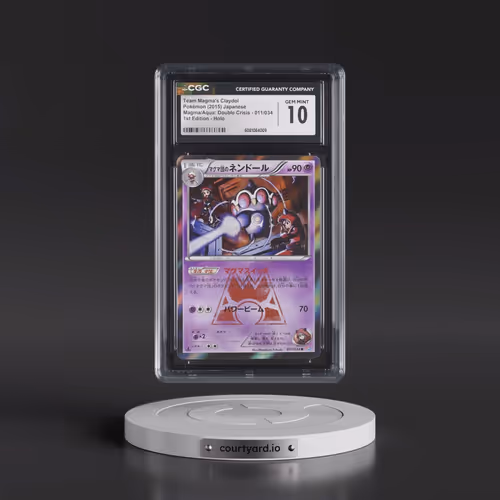 2015 Magma vs. Aqua: Double Crisis #011/034 Team Magma's Claydol - 1st Edition Holo (CGC 10 GEM MINT