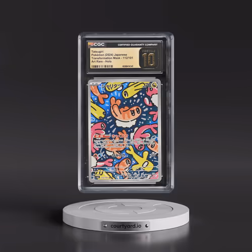 2024 Transformation Mask #112/101 Tatsugiri - Art Rare Holo (CGC 10 PRISTINE)