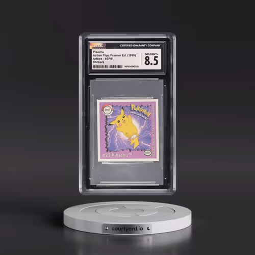 1999 Action Flipz Premier Edition (Artbox) - English #SP01 Pikachu - Stickers (CGC 8.5 NM-MT+)