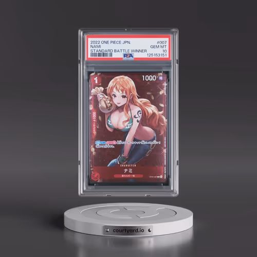 2022 One Piece Japanese Starter Deck ST01-Straw Hat Crew #007 Nami - Standard Battle Winner (PSA 10