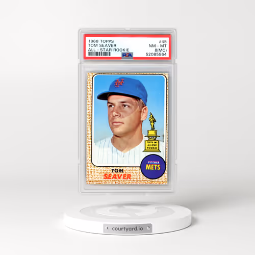 1968 Topps #45 Tom Seaver - All-Star Rookie (PSA 8 NM-MT)