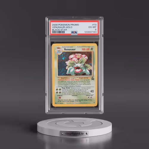 2000 Pokémon Promo Black Star #13 Venusaur - Holo (PSA 6 EX-MT)
