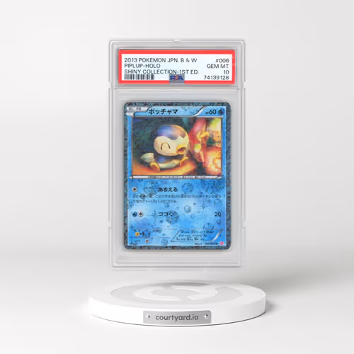 2013 Pokémon Black & White Shiny Collection #006 Piplup - 1st Edition Holo (PSA 10 GEM MINT)