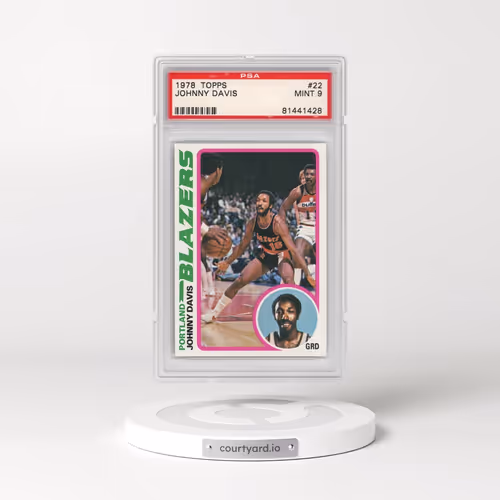 1978 Topps #22 Johnny Davis (PSA 9 MINT)