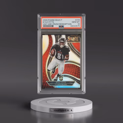 2020 Panini Select 2021 Xrc Prizm Redemption #416 Kyle Pitts (PSA 10 GEM MINT)