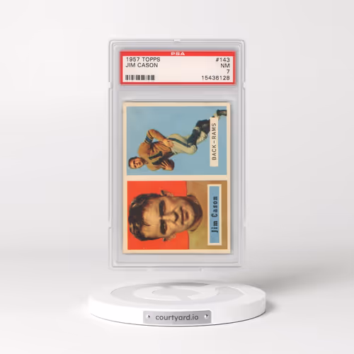 1957 Topps #143 Jim Cason (PSA 7 NM)