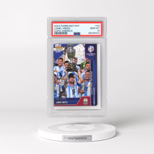 2024 Panini Instant Conmebol Copa America 2024 #43 Lionel Messi (PSA 10 GEM MINT)