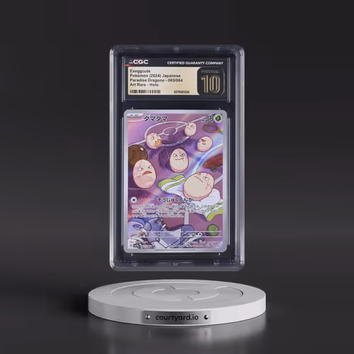 2024 Pokémon Sv7a-Paradise Dragona #065 Exeggcute - Art Rare (CGC 10 PRISTINE)