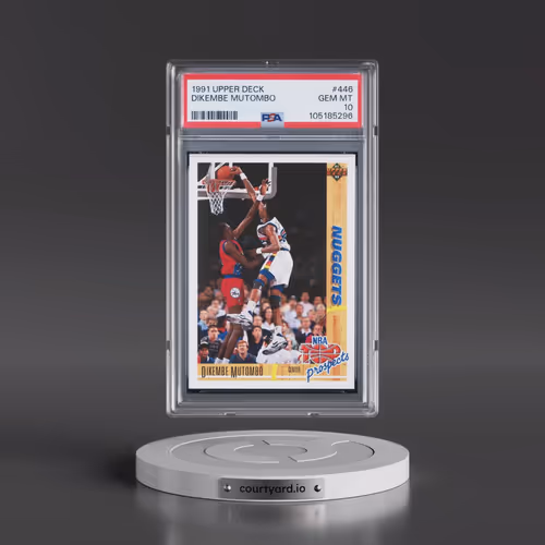 1991 Upper Deck #446 Dikembe Mutombo (PSA 10 GEM MINT)