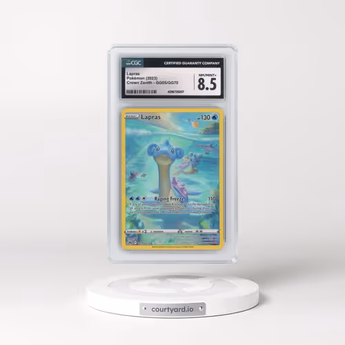 2023 Crown Zenith #GG05/GG70 Lapras - Galarian Gallery Holo (CGC 8.5 NM-MT+)