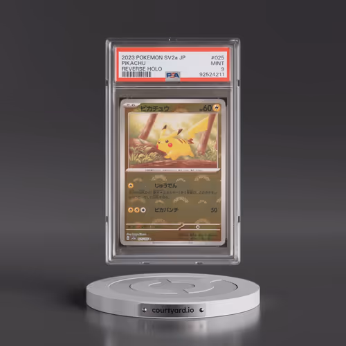 2023 Pokémon Sv2a-Pokemon 151 #025 Pikachu - Reverse Holo (PSA 9 MINT)