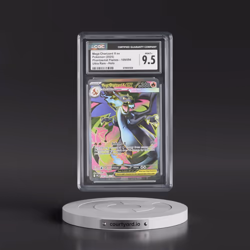 2025 Phantasmal Flames - PFL EN #109/094 Mega Charizard X ex - Ultra Rare Holo (CGC 9.5 MINT+)