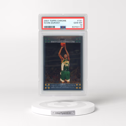 2007 Topps Chrome #131 Kevin Durant (PSA 10 GEM MINT)