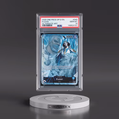 2025 One Piece OP12-Legacy of the Master #040 Kuzan - Alternate Art (PSA 10 GEM MINT)