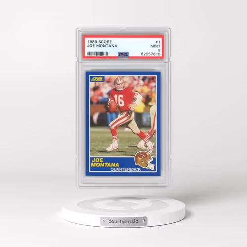 1989 Score #1 Joe Montana (PSA 9 MINT)