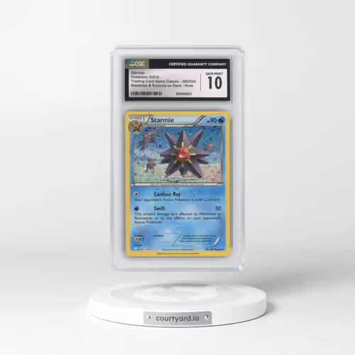 2023 Trading Card Game Classic - CLV, CLC, CLB #005/034 Starmie - Blastoise & Suicune ex Deck - CLB
