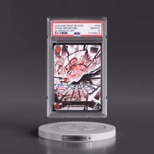 2025 One Piece OP10-Royal Blood #019 Divine Departure - Alternate Art (PSA 10 GEM MINT)