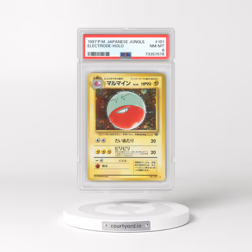 1997 Japanese Jungle #101 Electrode - Holo (PSA 8 NM-MT)