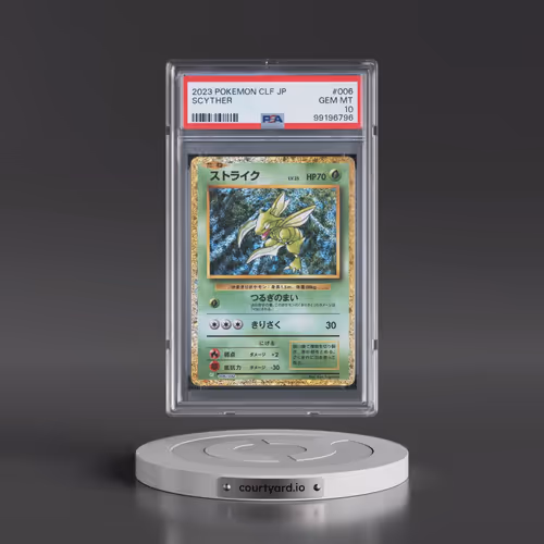 2023 Pokémon Clf-Trading Card Game Classic Venusaur & Lugia EX Deck #006 Scyther (PSA 10 GEM MINT)