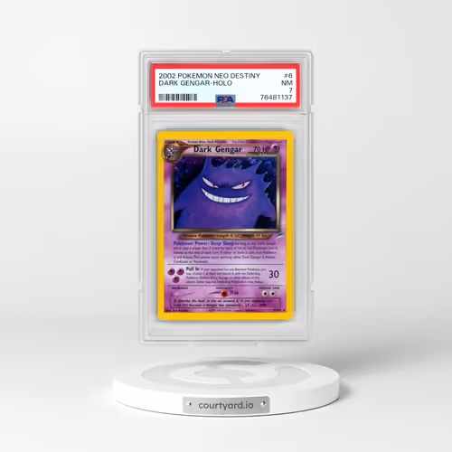2002 Pokémon Neo Destiny #6 Dark Gengar - Holo (PSA 7 NM)
