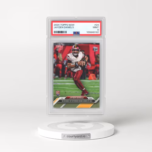 2024 Topps Now #24 Jayden Daniels (PSA 9 MINT)
