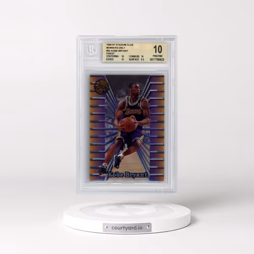 1996 Stadium Club Members Only 55 #52 Kobe Bryant - w/Coating (BGS 10 PRISTINE)