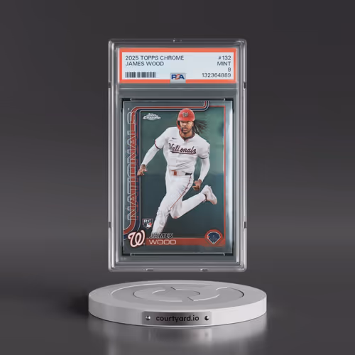 2025 Topps Chrome #132 James Wood (PSA 9 MINT)