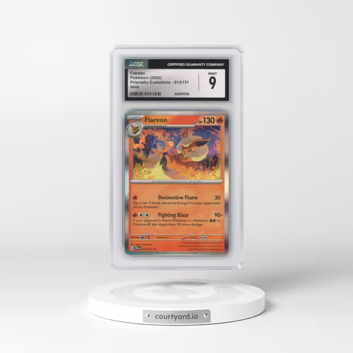 2025 Prismatic Evolutions - PRE EN #013/131 Flareon - Holo (CGC 9 MINT)