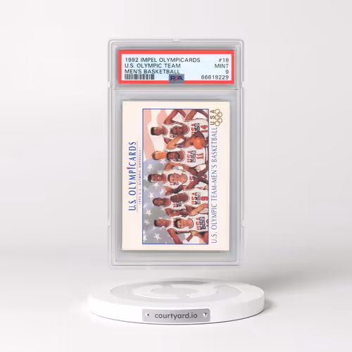 1992 Impel Olympicards #18 U.S. Olympic Team - Men's Basketball (PSA 9 MINT)