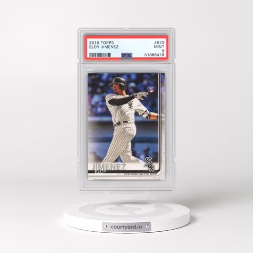 2019 Topps #670 Eloy Jimenez (PSA 9 MINT)