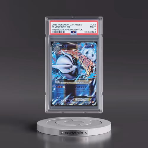 2016 Pokémon Premium Champion Pack #051 M Mewtwo EX - Holo (PSA 9 MINT)