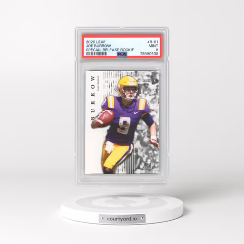 2020 Leaf Special Release Rookie #R-01 Joe Burrow (PSA 9 MINT)