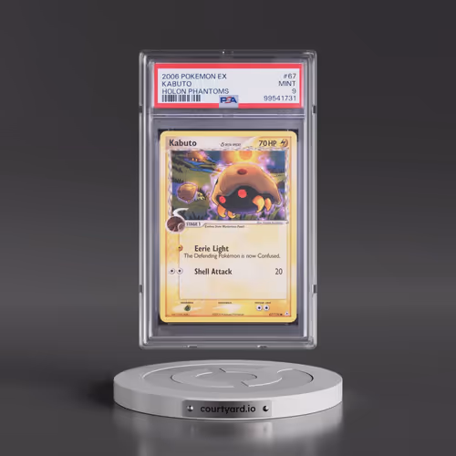 2006 Pokémon EX Holon Phantoms #67 Kabuto (PSA 9 MINT)