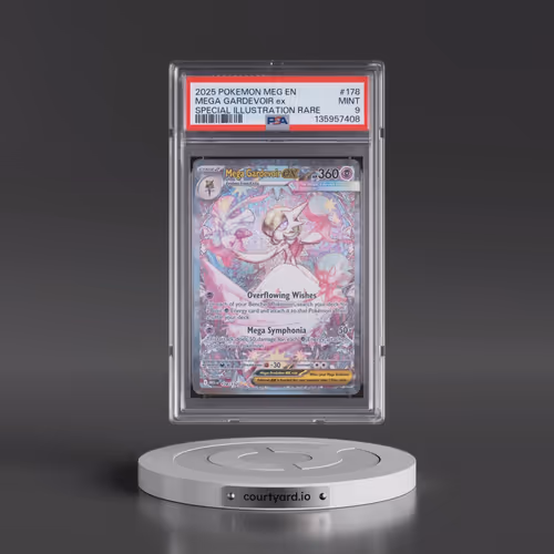 2025 Pokémon Meg EN-Mega Evolution #178 Mega Gardevoir EX - Holo Special Illustration Rare (PSA 9 MI