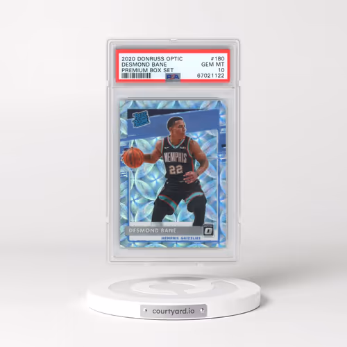 2020 Panini Donruss Optic #180 Desmond Bane - Premium Box Set (PSA 10 GEM MINT)